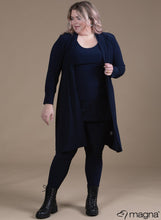 Load image into Gallery viewer, Magna Mid Length Cardigan - Navy
